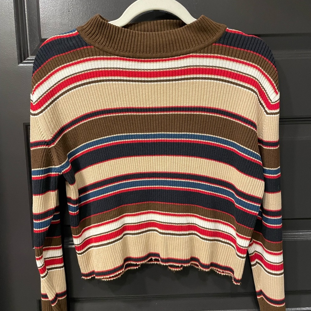 Kim Rogers Multicolor Striped Sweater
